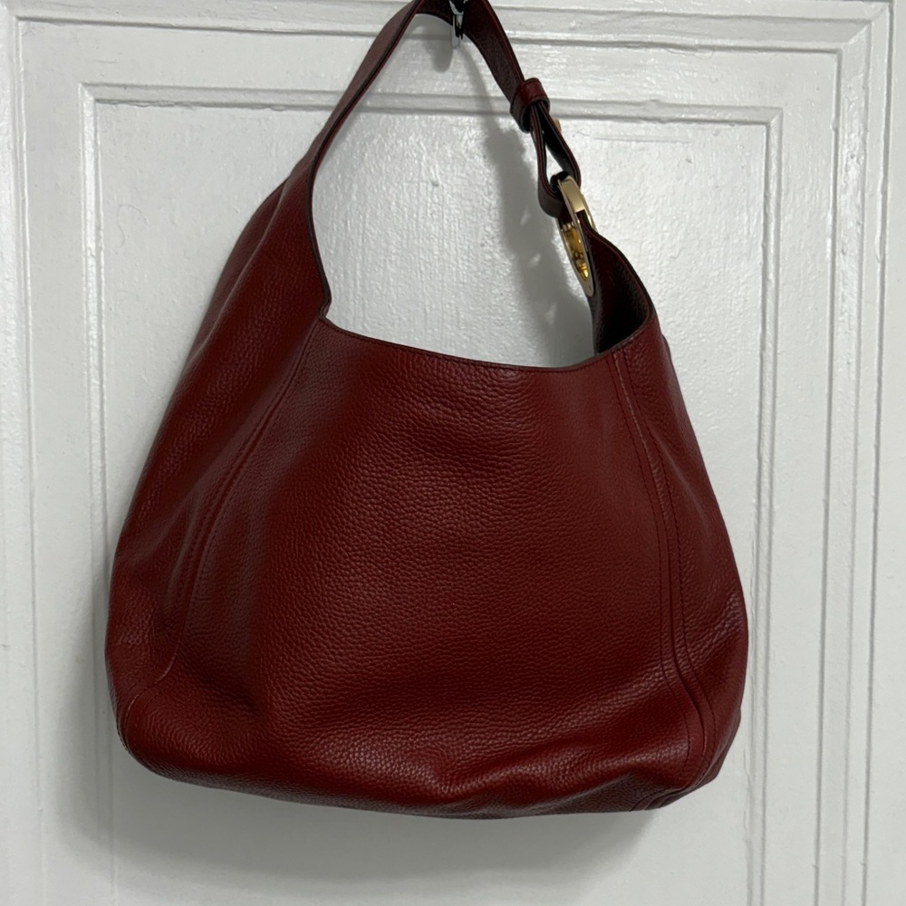 Michael Kors Rich Burgundy Hobo Bag